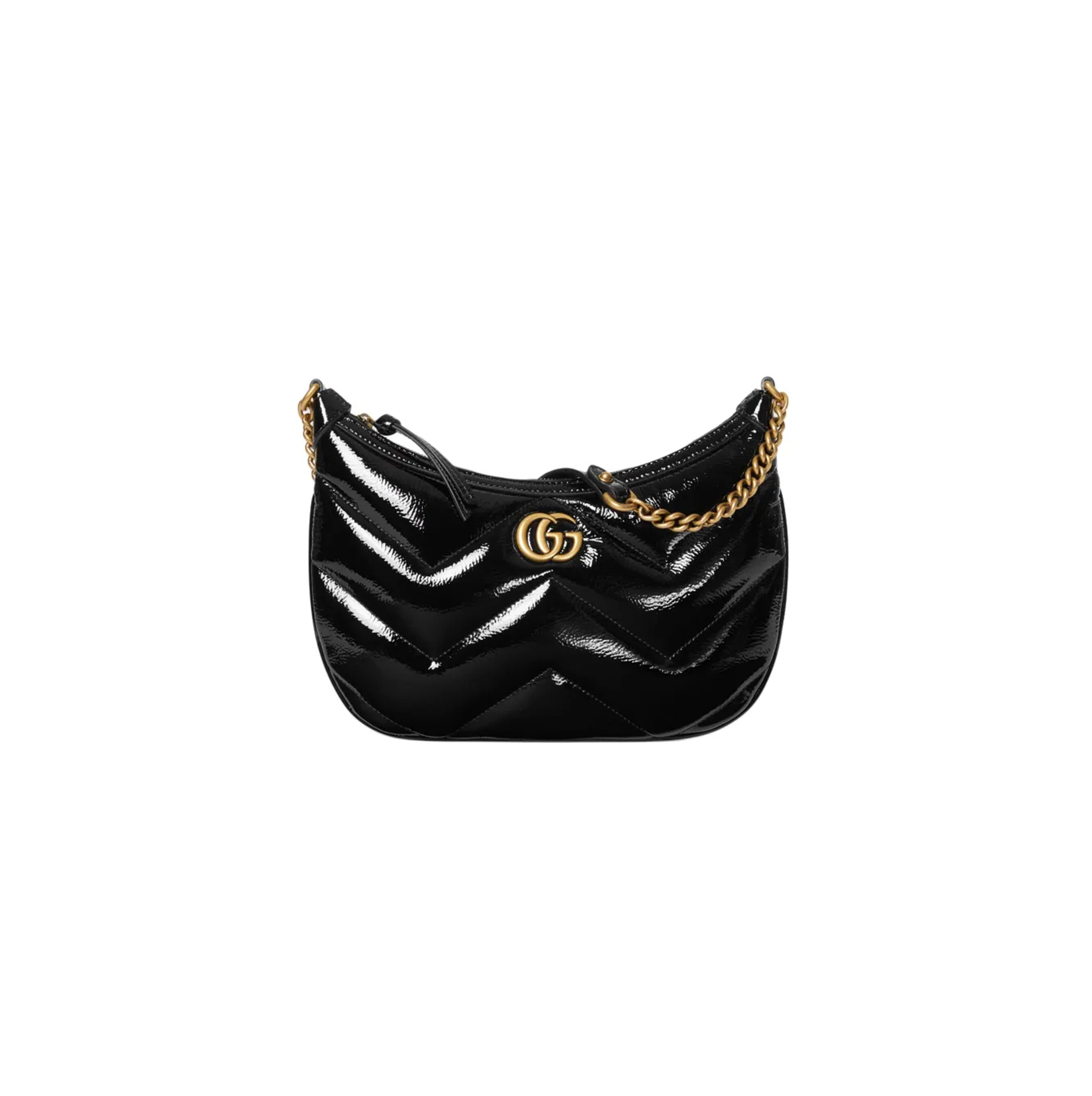 G*u*i small marmont patent leather shoulder bag 777263 (26*17*4cm)